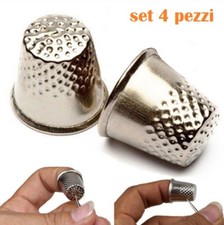 Set 4 Pezzi Ditali Per Sarto