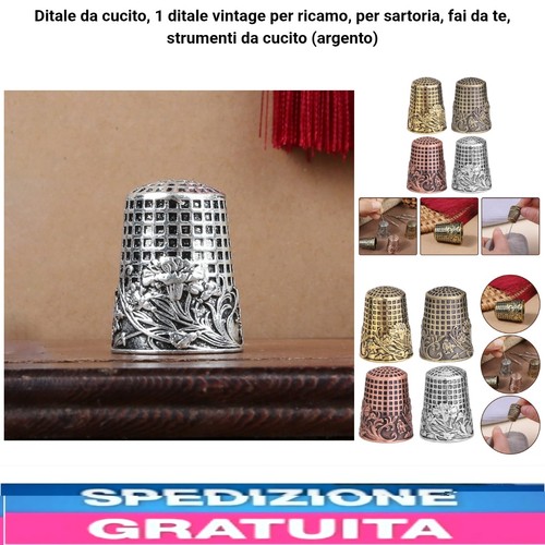 Ditale cucito vintage in - da,