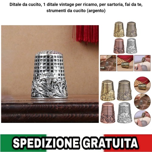 Ditale cucito vintage in - ditale,