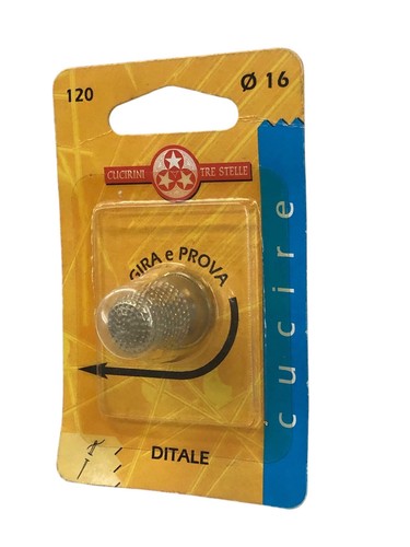Ditale metallo per - in,
