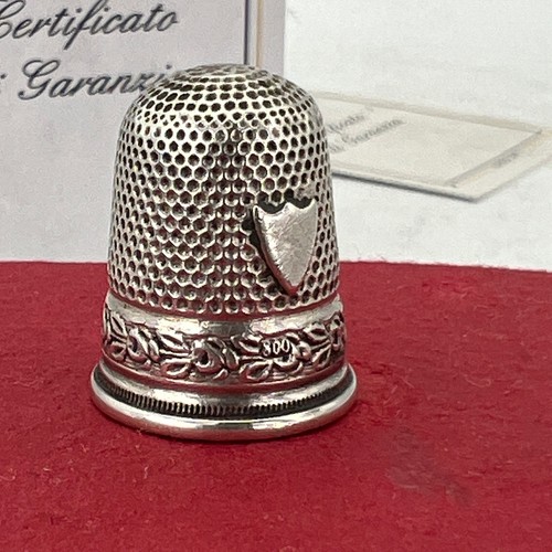 Antico ditale argento 800 - antico,