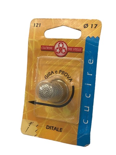 Ditale metallo per cucire - in,