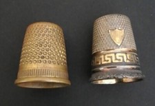 Coppia ditali vintage per