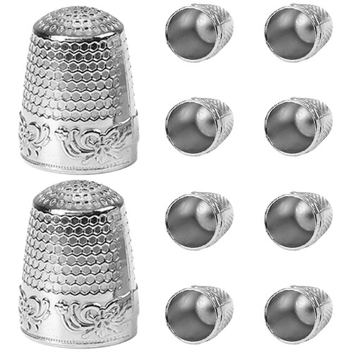 Ditale decorativo 10 pezzi - ditale,